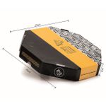 CAIXA PIZZA BROTINHO BLACK YELLOW - 10 UNIDADES