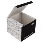 CAIXA LANCHE HAMBURGUER EXTRA GRANDE BLACK GOUMERT - 50 UNIDADES