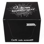 CAIXA LANCHE HAMBURGUER EXTRA GRANDE BLACK GOUMERT - 50 UNIDADES