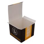 CAIXA LANCHE HAMBURGUER EXTRA GRANDE BLACK YELLOW- 50 UNIDADES