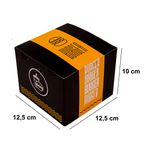 CAIXA LANCHE HAMBURGUER EXTRA GRANDE BLACK YELLOW- 50 UNIDADES