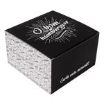 CAIXA LANCHE HAMBURGUER GRANDE BLACK GOURMET - 50 UNIDADES 