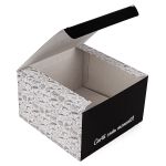 CAIXA LANCHE HAMBURGUER GRANDE BLACK GOURMET - 50 UNIDADES 