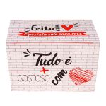 CAIXA PARA BATATA FRITA DELIVERY RED GOURMET - 50 UNIDADES
