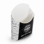 EMBALAGEM PARA BATATA FRITA TRADICIONAL BLACK GOURMET - 50 UNIDADES
