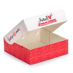 CAIXA PARA FRITURAS DELIVERY PEQUENA RED GOURMET - 50 UNIDADES