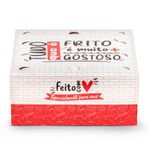 CAIXA PARA FRITURAS DELIVERY MÉDIA RED GOURMET - 50 UNIDADES