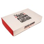 EMBALAGEM CAIXA PARA SALGADOS MEDIA RED GOURMET - 10 UNIDADES