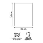 PAPEL BARREIRA GORDURA PREMIUM PARA LANCHE BLACK YELOW 30x38CM - 400 UNIDADES