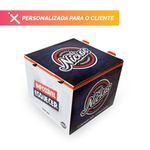 CAIXA LANCHE HAMBURGUER EXTRA GRANDE PERSONALIZADA - 50 UNIDADES