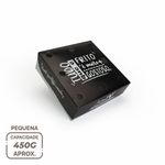 CAIXA PARA FRITURAS DELIVERY PEQUENA BLACK GOURMET - 50 UNIDADES