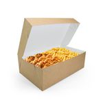 CAIXA PARA FRITURAS DELIVERY EXTRA GRANDE KRAFT - 50 UNIDADES