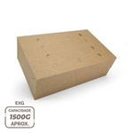 CAIXA PARA FRITURAS DELIVERY EXTRA GRANDE KRAFT - 50 UNIDADES