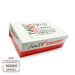 CAIXA PARA FRITURAS DELIVERY EXTRA GRANDE RED GOURMET - 50 UNIDADES