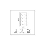 ETIQUETA LACRE DE SEGURANÇA SABOR ORIENTAL BRANCA - ROLO 500 UNIDADES