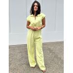 Macacão Feminino Lima Zíper Frontal