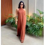 Vestido Midi Frente Única Cacau 