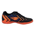 Chuteira Futsal Dray Foorcy Infantil Preta/Laranja