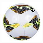 Bola Topper Futebol Campo Samba Oficial PU - Branco+Amarelo