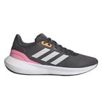 Tênis Adidas Feminino Run Falcon 3.0 Cinza+Rosa