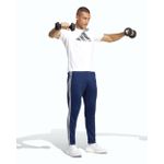 Calça Adidas Essentials 3 Listras Masculina - Azul