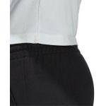 Calça Adidas Moletinho Barra Afunilada Essentials Logo Masculina - Preta