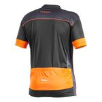 Camisa Ciclista C/ Zíper Roads 04190preto Laranja