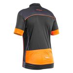 Camisa Ciclista C/ Zíper Roads 04190preto Laranja