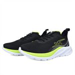 Tênis Adrun Masculino Speed Flex Preto-Limão