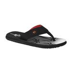 Chinelo BRSport Masculino Gorgurão Preto/Vermelho