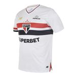 Camisa New Balance Spfc 2025 Torcedor Masculina Home Branca