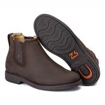 Botina Zebu Anatomica Confort Graxo Café