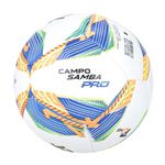 Bola Topper Futebol Campo Samba Pro - Branco/Azul