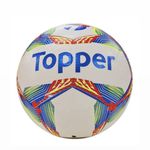 Bola Topper Futebol Society Slick 24 Branco+Amarelo