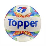 Bola Topper Futebol Society Slick 24 Branco+Amarelo
