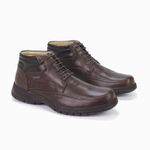Bota Masculina Couro Anatomic Gel 360° Floater Brown 7990