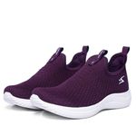 Tênis Adrun Calce Fácil Fit Garnet