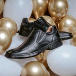 Sapato Anatomic Gel Conforto Ultra leve Mestiço Preto