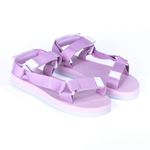 Papete Capricho News Straps Branco Branco Lilás