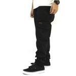 Calça Your Face Jogger Cargo Sarja Preto