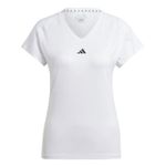 Camiseta Adidas Feminina Gola V Aeroready Train Essentials Minimal Branding