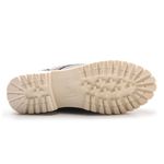 Sapato Mocassim Feminino Oxford Cora Em Couro Legítimo Preto