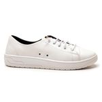 Tênis Feminino Casual Ísis Em Sintético Premium Confortável - Branco
