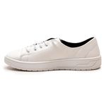 Tênis Feminino Casual Ísis Em Sintético Premium Confortável - Branco