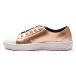 Tênis Feminino Casual Ísis Em Sintético Premium Confortável - Bronze
