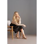 Sandália Feminina Retrô Maiorca Hing Em Couro Legítimo - Whisky