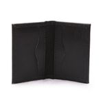 Porta Cartão Feminino Em Couro Legítimo - Preto