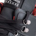 Tênis Sneaker Unissex Couro Legitimo CINZA Calçado Fitness V3