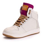 Tênis Sneaker Unissex Couro Legitimo Off-White Street Cano Médio