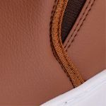 Tênis Slip On Feminino Casual Calce Fácil Confortável - Caramelo